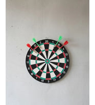 17 İnç Profesyonel Dart Tahtası Dayanıklı Yapı Ve 4 Metal Dart Oku