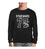 Star Wars - 77 Siyah Çocuk Sweatshirt