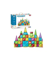 Manyetik Tiles Renkli 75 Parça Manyetik Yapı Magnetic Bloklar