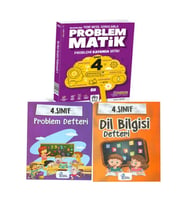 4. Sınıf Kolaydan Zora Sorularla Problemmatik Ve Problem+Dil Bilgisi Defteri