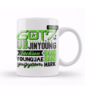 Got 7  Font Collage Kupa Bardak Porselen