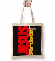 Jesus is Coming Back 01 Bez Çanta Uzun Saplı