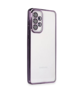 Samsung Galaxy A73 5g Kılıf Razer Lensli Silikon - Mor