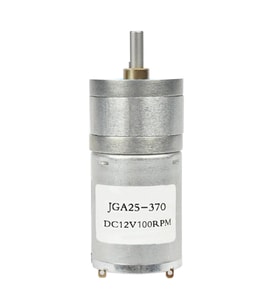 12V 100Rpm JGA25-370 Redüktörlü DC Motor Yüksek Tork Kuvvet 25mm
