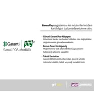 WooCommerce / Wordpress - Garanti Pay Sanal POS Modülü