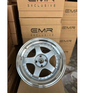 4 100 16 9.0-10 ET15-12 ÖN ARKA SİLVER CHROME SSR JANT TAKIMI (GÜMÜŞ BONCUK)