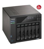 ASUSTOR FS6706T-4G CELERON QC N5105-4GB RAM-6X M2 NVME DİSK DESTEKLİ NAS SUNUCU (disksiz)