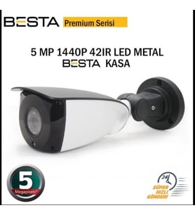 MCG  Premium 5 MP 1440P 42 Led Metal Kasa AHD Güvenlik Kamerası KD-2209