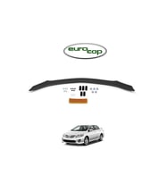 Toyota Corolla Ön Kaput Koruma Rüzgarlığı 3mm Akrilik (ABS) Parlak Siyah Deflektör 2008-2013
