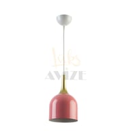 Modern Pembe Metal Sarkıt Avize, Mutfak ve Cafe Dekorasyonu için Şık Tasarım