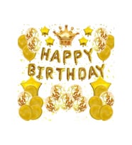Çıtıpıtıstore Lüks Happy Bırthday Doğum Günü Balon Set