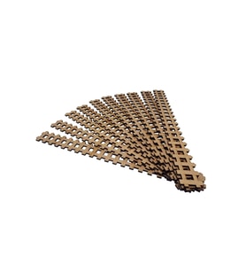 Ahşap Çit Boyanabilir Ahşap Model Çiti 3x30cm 10 Adet Hobi 