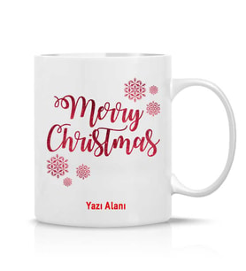 Yılbaşı Hediyesi Yeni yıl Hediyesi Çay Kahve Kupa Bardak-Happy christmas-Mutlu yıllar-2024-027