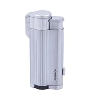 Parmida 3 Torch Pürmüz Gümüş Puro Çakmağı