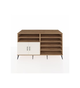 Kronos Konsol 7 Raflı 2 Kapaklı 176x59x99 Çam-Aytaşı