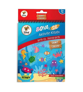 NessiWorld Boya Sil Aktivite Silinebilir Boyama Denizaltı