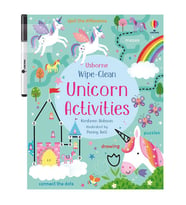 Wipe-Clean Unicorn Activities Usborne Publishing
