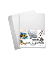 Resim Kağıdı 50x70 100 Lü 100 gr 1 Paket 50*70 Resim Kartonu (Beyaz)