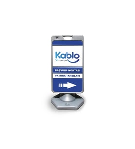 Kablo   Reklam ve Yönlendirme Uyari Dubasi A Tabela Gri