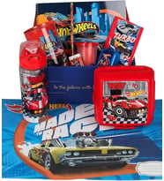 Hot Wheels Dekomus Özel Kutulu Yeni Sezon Lisanslı Hot Wheels Matara,Beslenme Kabı,Beslenme Örtüsü,O (Çok Renkli)