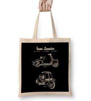 Vespa Scooter Bez Çanta Uzun Saplı