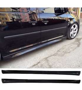 Vw Caddy R Yan Marşpiyel Seti Mat Siyah Plastik 2 Adet 2010-2020
