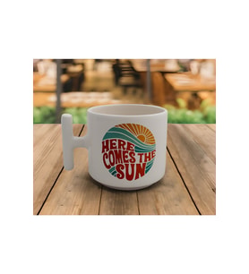 Latte & Espresso El Yapımı Sun T Kulp Kupa 200 Ml