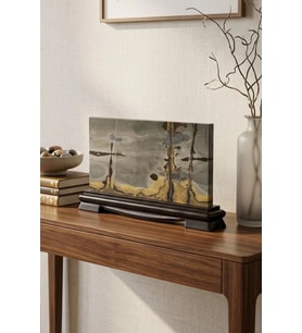 Süper Desenli Manzara Taşı Picture Jasper Dekoratif Parça 9DJ
