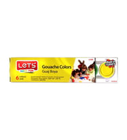 Lets 6 Renk Guaj Boya 6x25 ml