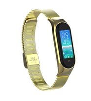 Xiaomi Mi Band 5 Uyumlu KRD-06 Metal Kordon