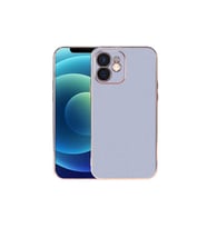 Apple iPhone 12 Uyumlu Kılıf Zore Viyana Kapak (Açık Mavi)