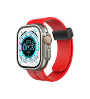 Mey İthalat® Watch 38Mm Kr412 Elegance Stylısh Kordon - Kırmızı