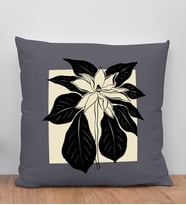 BK Gift Modern Art Tasarımlı Antrasit Kırlent Yastık, Arkadaşa Hediye, Ev Dekorasyonu, Ev Hediyesi-2