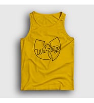 Presmono Unisex Sarı Logo Wu Tang Clan Atlet 303963tt (Sarı)