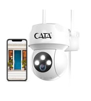 Cata CT-4051 Akıllı Dış Mekan 360° WiFi Güvenlik Kamerası 3MP Full HD Gece Görüşlü Ses ve Hareket Algılamalı Tuya Smart Life Destekli IP Kamera