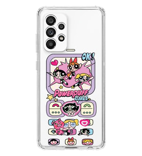 Samsung Galaxy A23 Uyumlu Powerpuff Girls Tasarımlı Şeffaf Telefon Kılıfı
