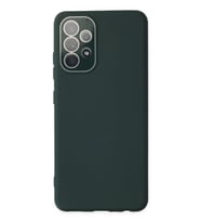 Pilelistore   Samsung Galaxy A53 5G Kılıf Lansman Glass Kapak - Koyu Yeşil