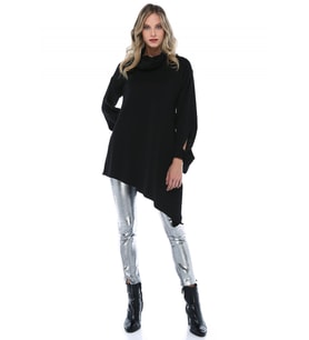 KOL DETAYLI SWEATSHIRT   (Siyah)