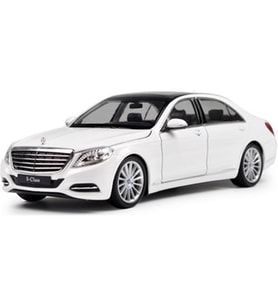 WELLY Mercedes Benz S500 1/24 (ÖZEL PLAKALI) (Beyaz)