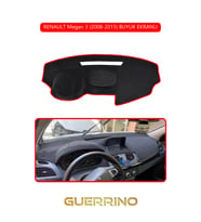 RENAULT Megan 3 (2008-2015) BUYUK EKRANLITORPİDO KORUMA HALISI KIRMIZI KENAR