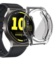 Microsonic Huawei Watch GT Runner Kılıf 360 Full Round Soft Silicone Şeffaf
