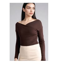 Defacto 26Y801000470 Kahverengi Kadın T-Shirt G7805AX/BN267