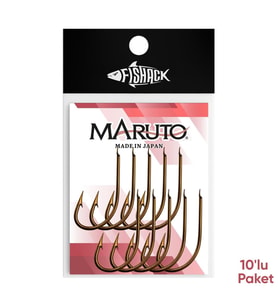 Olta İğnesi - Maruto - 5412 - Bronz - No: 6/0 (10'lu Paket)