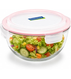 Yuvarlak Cam Saklama Kabı 2000 Ml