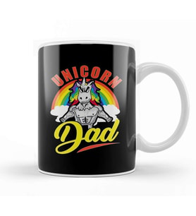 Awesome Unicorn Dad Cool Unicorn Dads Kupa Bardak Porselen