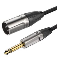 Roxtone XLR Erkek-6.3mm Mono Jaklı Kablo 3mt RX-K13103