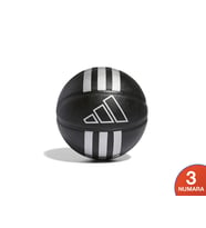 adidas 3S Rubber Mini Basketbol Topu HM4972 Siyah