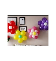 20'li Balon Çiçek Yapma Aparatı Parti ve Etkinlikler İçin Dekoratif Balon Çiçek Aparatı (Karışık)