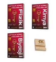 Kafa Dengi 10. Sınıf Fizik Kimya ve Biyoloji Haftalık süreç Uygulamaları 3lü Set + Telefon Standı