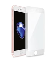 Iphone 8 Seramik Nano Beyaz Esnek Tam Full Kaplayan Kırılmaz Cam Ekran Koruyucu